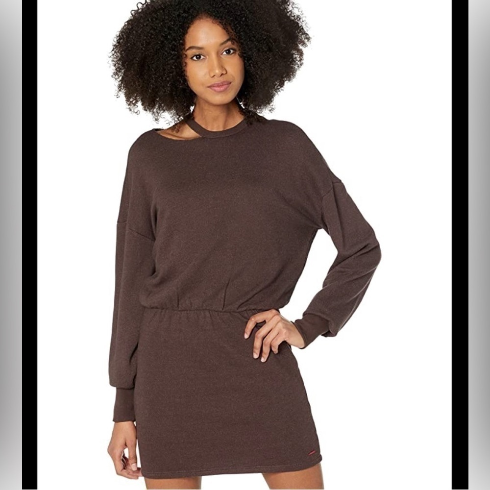 N:Philanthropy Alexandria dress size small in a rich chocolate! Retails for $188